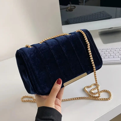 Sophia Velveteen Handbag