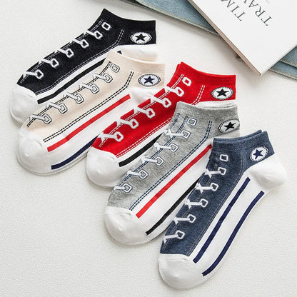 Sneaker-Inspired Ankle Socks