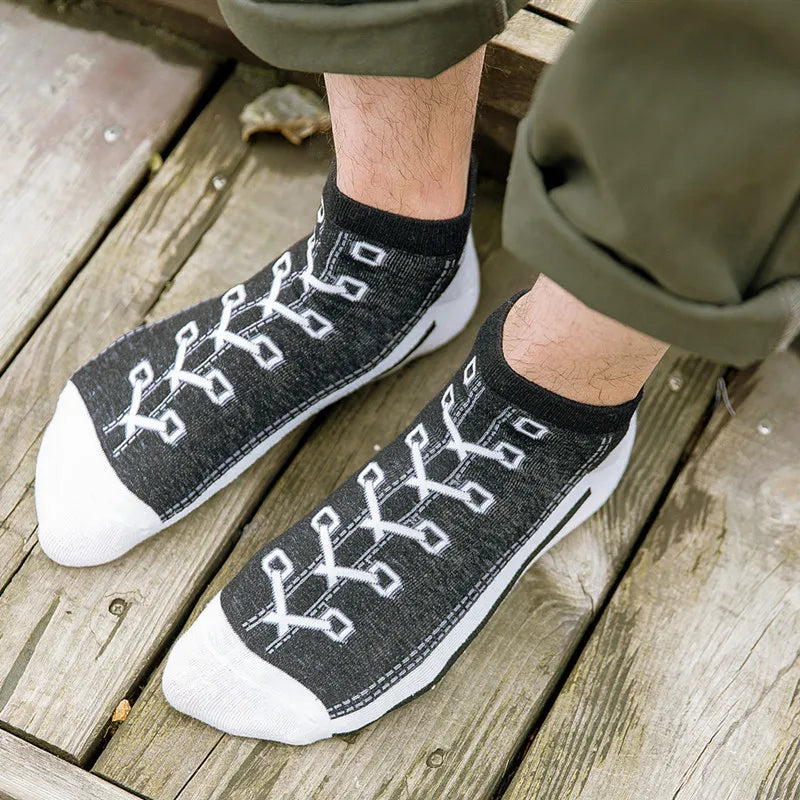 Sneaker-Inspired Ankle Socks