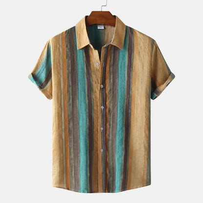 Summer Stripe Men's Shirt