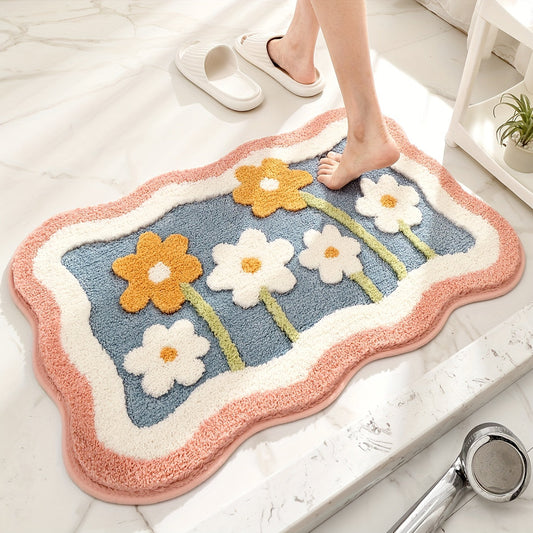Flower Bath Mat