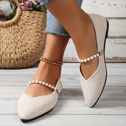 Chic Pearl Flats