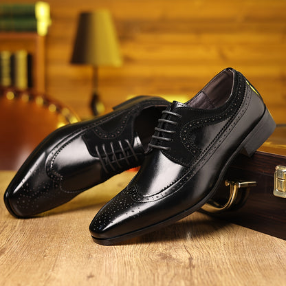 Carlos Santos Oxford Brogue Shoes