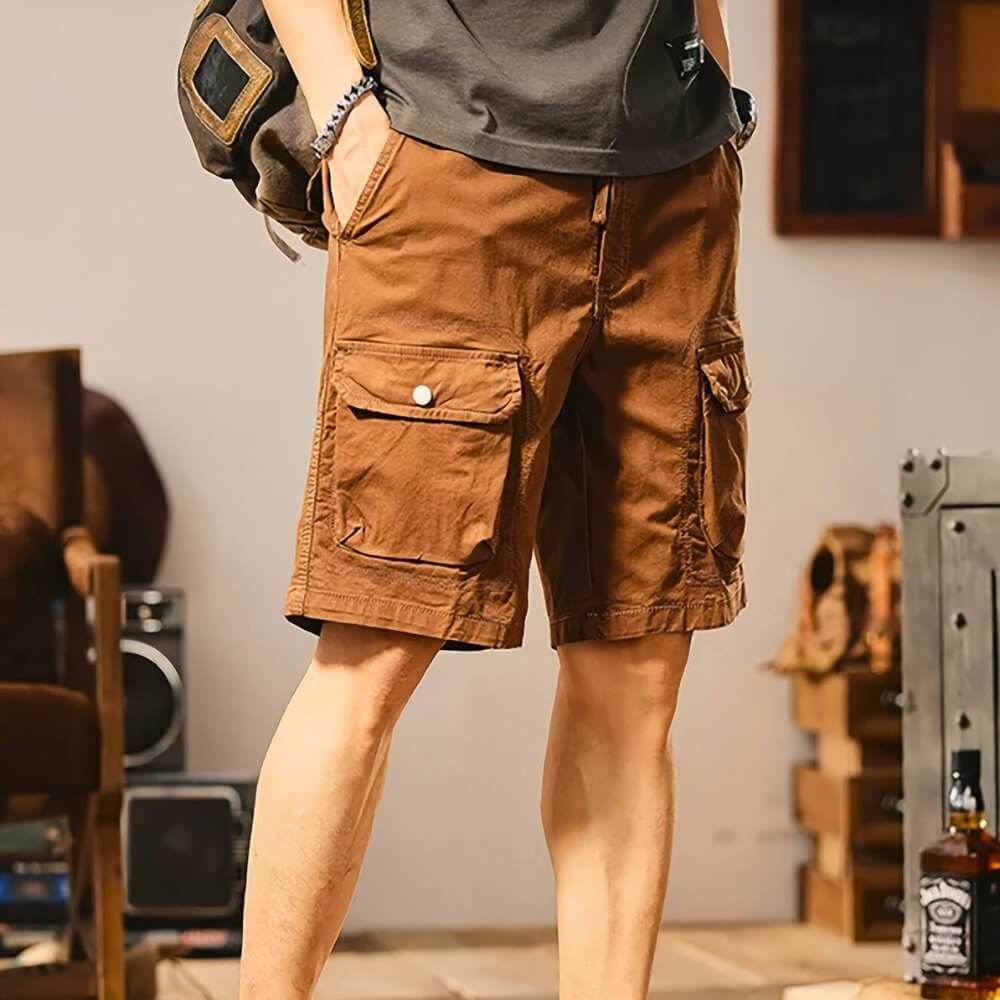 Premium Cotton Cargo Shorts