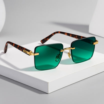 Avery Vintage Rectangle Sunglasses