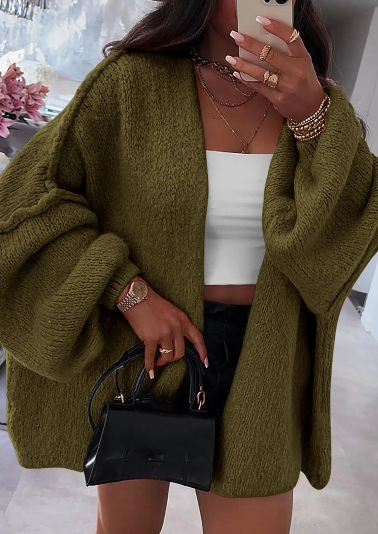 Sinclair Oversized Knit Cardigan