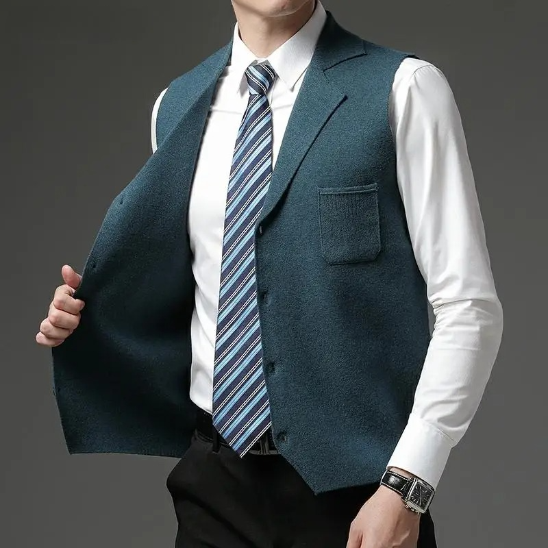 Slim Fit Premium Wool Vest