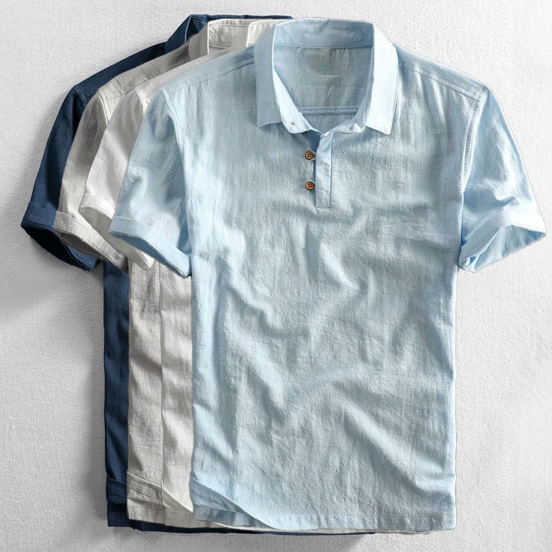 Roux Cotton Button Polo