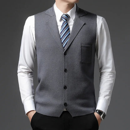 Slim Fit Premium Wool Vest