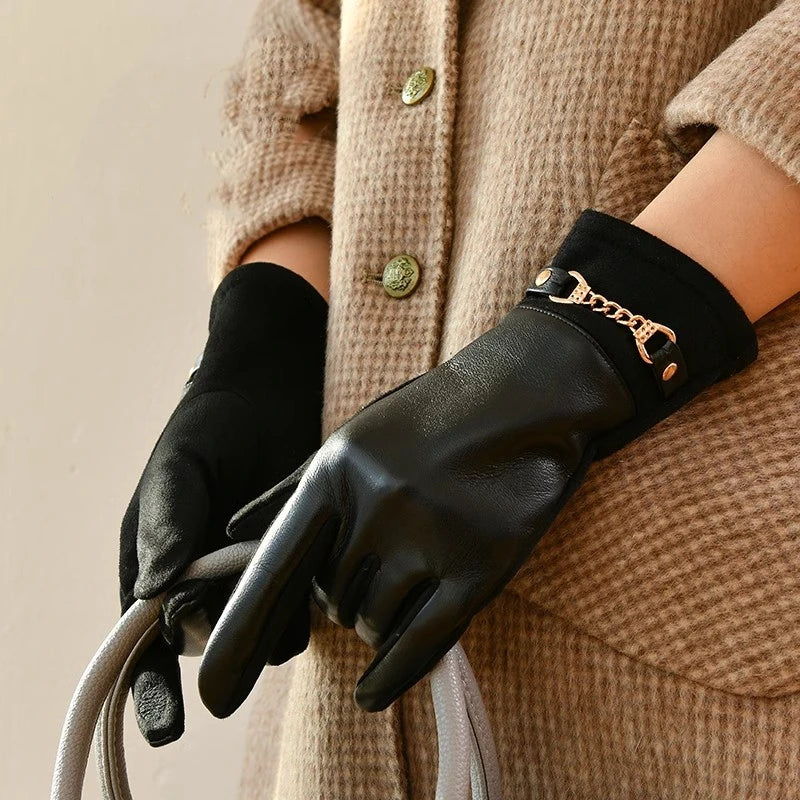 St. Moritz Leather Gloves