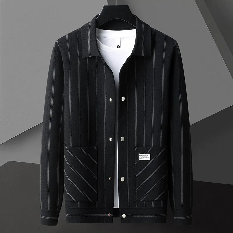 Avant Pinstripe Cardigan