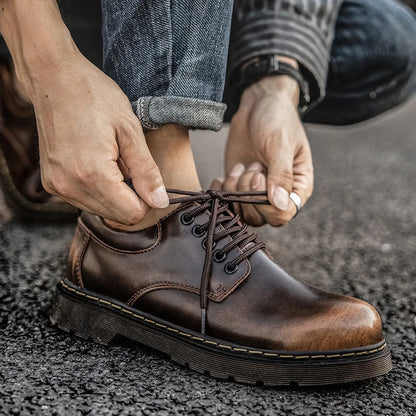 Vintage Oxford Genuine Leather Shoes