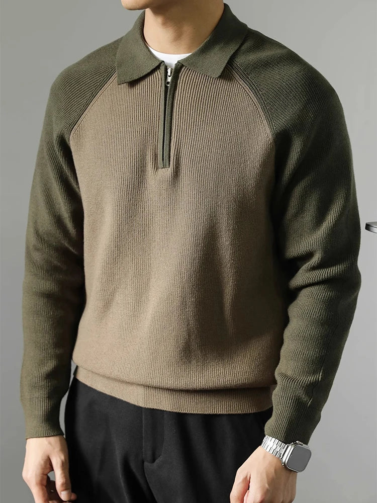 Braulio Quarter Zip Sweater