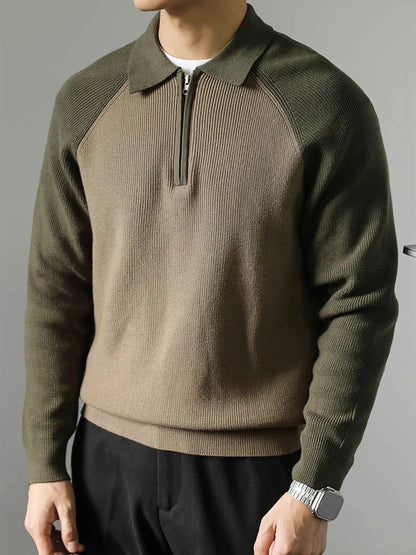 Braulio Quarter Zip Sweater