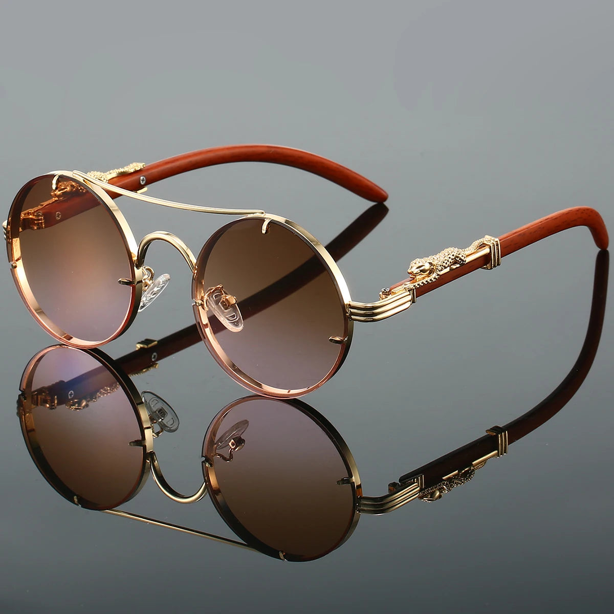 Panthera Round Sunglasses