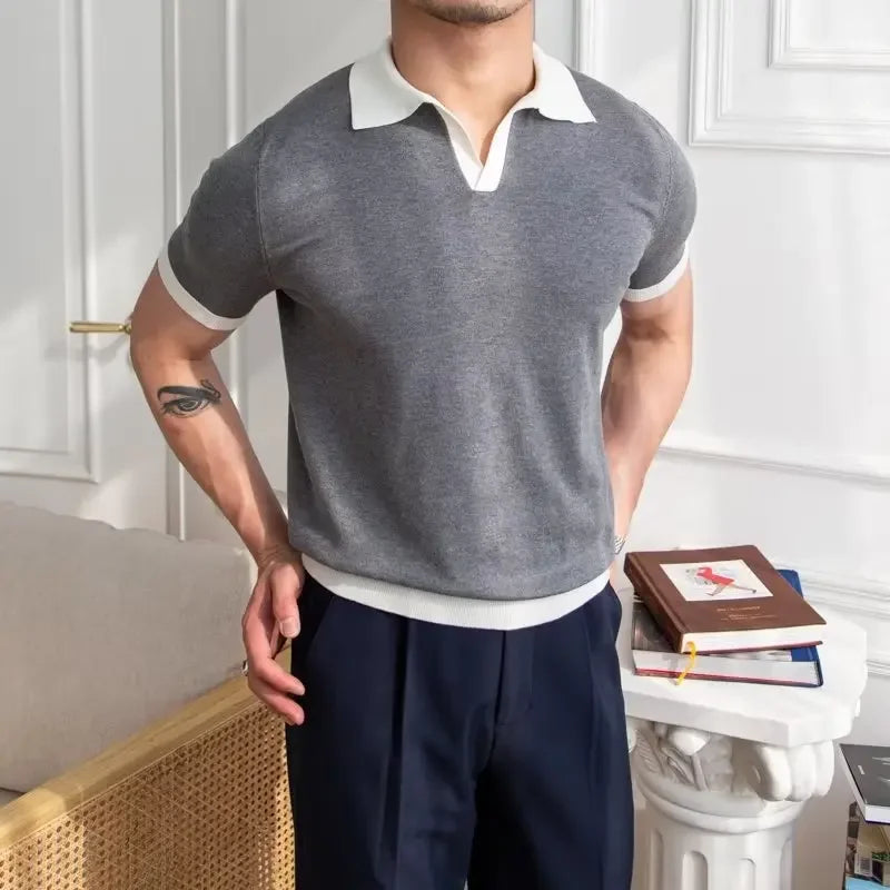 Luca Knit Polo Shirt