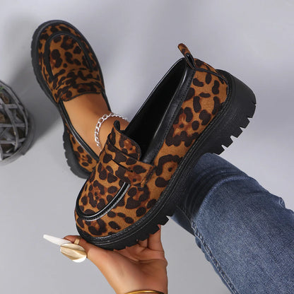Velvet Chunky Loafers