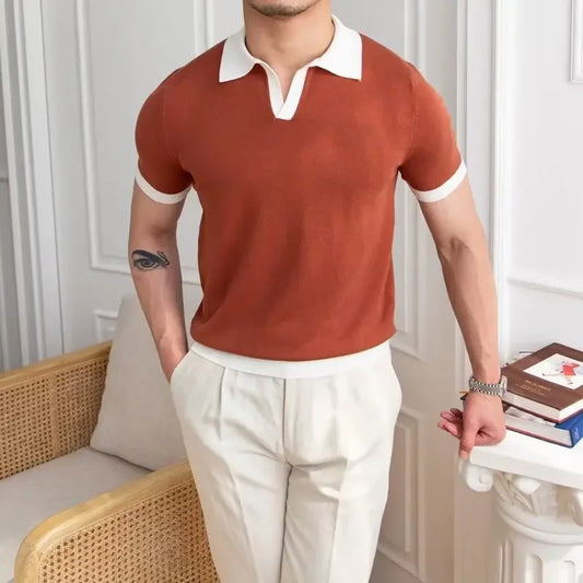 Luca Knit Polo Shirt