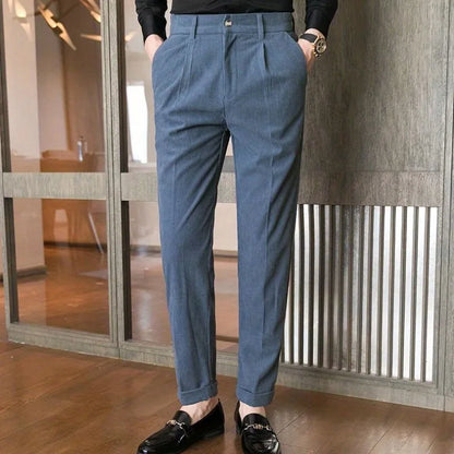 Modern Corduroy Tailored Trousers