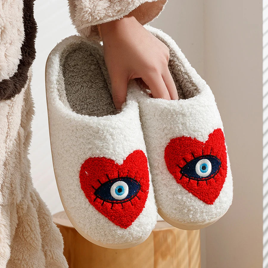 Dreamy Evil Eye Slippers