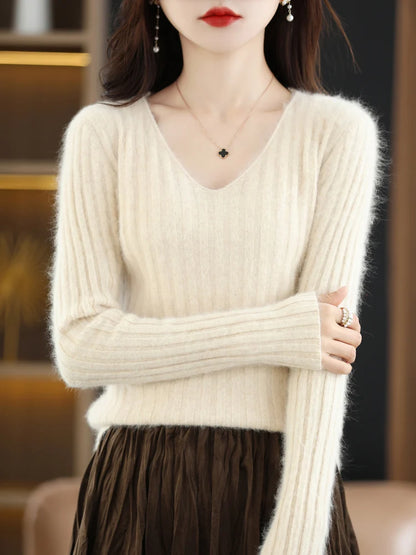 Élise Ribbed Cashmere Sweater