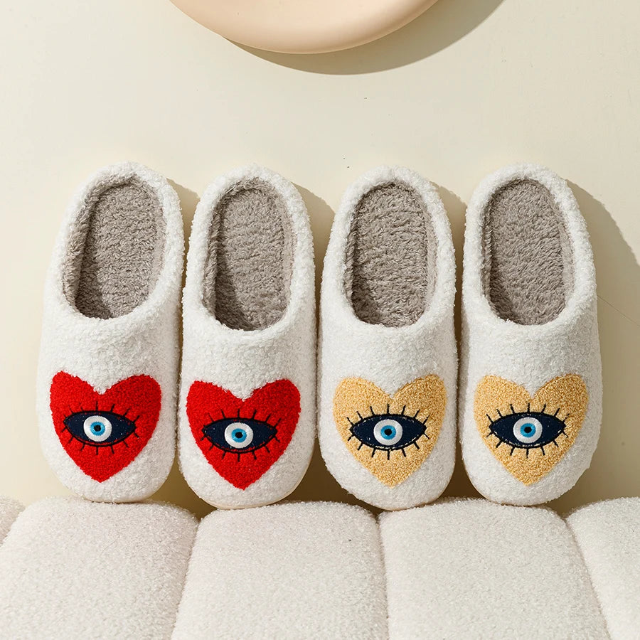 Dreamy Evil Eye Slippers