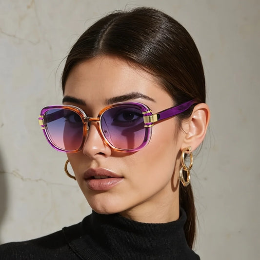 Antonia Gradient Shield Sunglasses