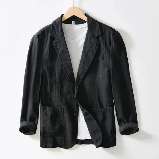 Elio Linen Casual Blazer