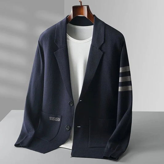 Midtown Wool Knit Cardigan