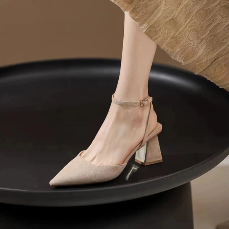 Clara Sculpted Block Heels