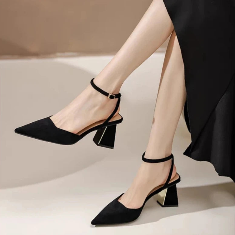 Clara Sculpted Block Heels