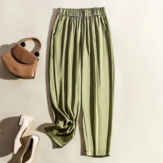 Elara Drape Tapered Pants