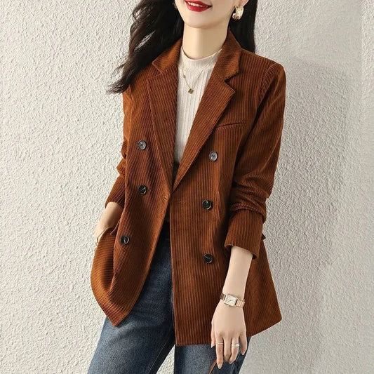 Aurélie Vintage Corduroy Blazer