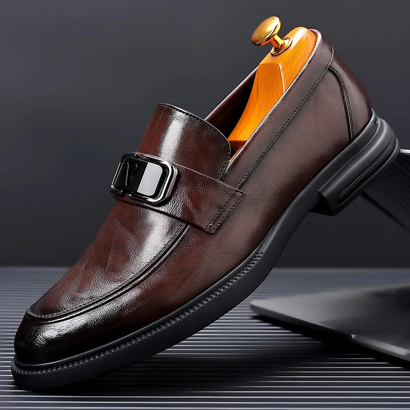 Valentino Aristocrat Leather Loafers