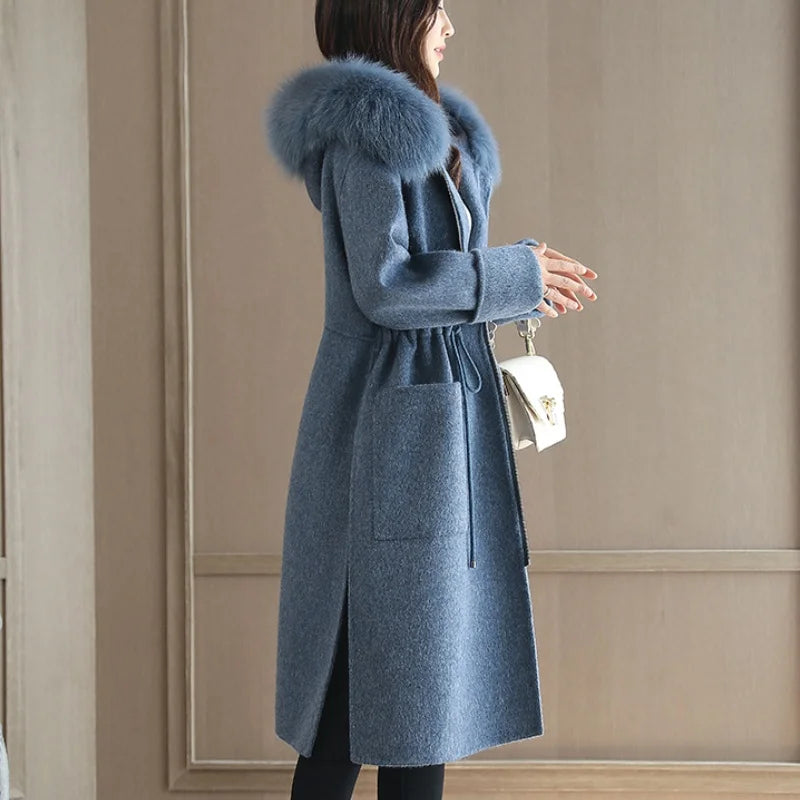 Celeste Alpine Fur Coat