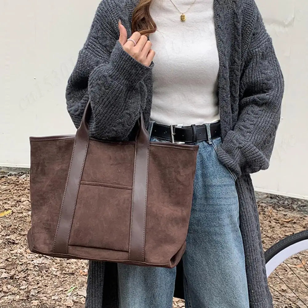 Carla Soft Suede Tote