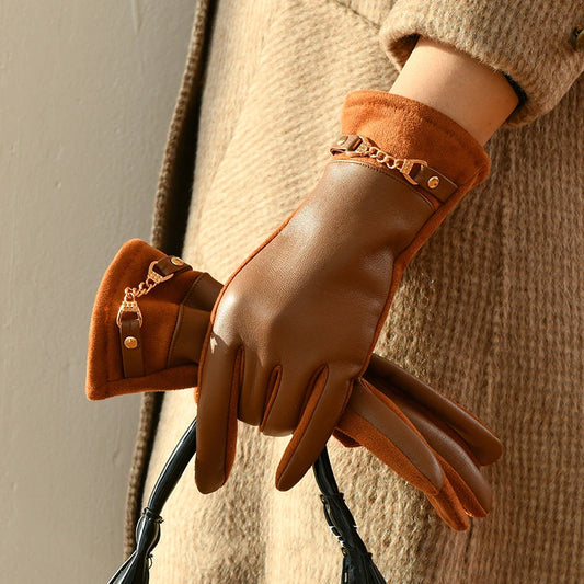 St. Moritz Leather Gloves