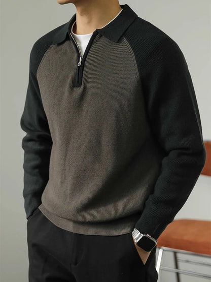 Braulio Quarter Zip Sweater