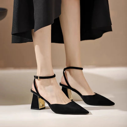 Clara Sculpted Block Heels