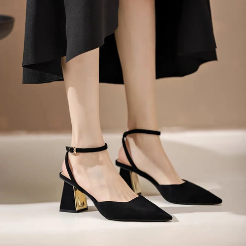 Clara Sculpted Block Heels