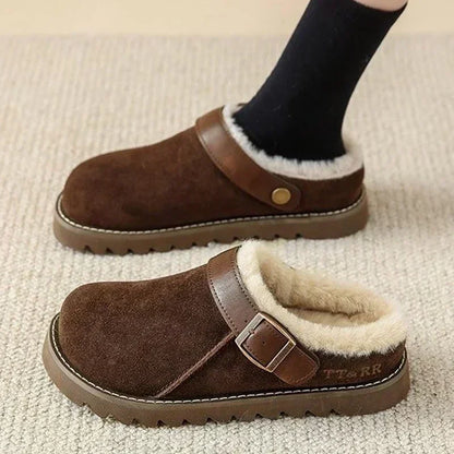 Alpine Shearling-Lined Suede Clog