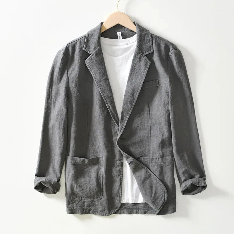 Elio Linen Casual Blazer