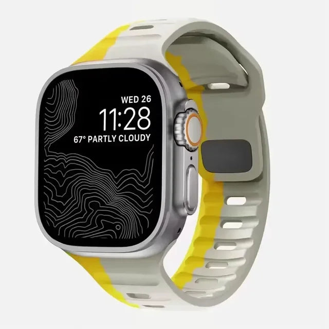 Dakota Silicone Apple Watch Band