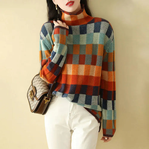 Autumn Patchwork Sweater