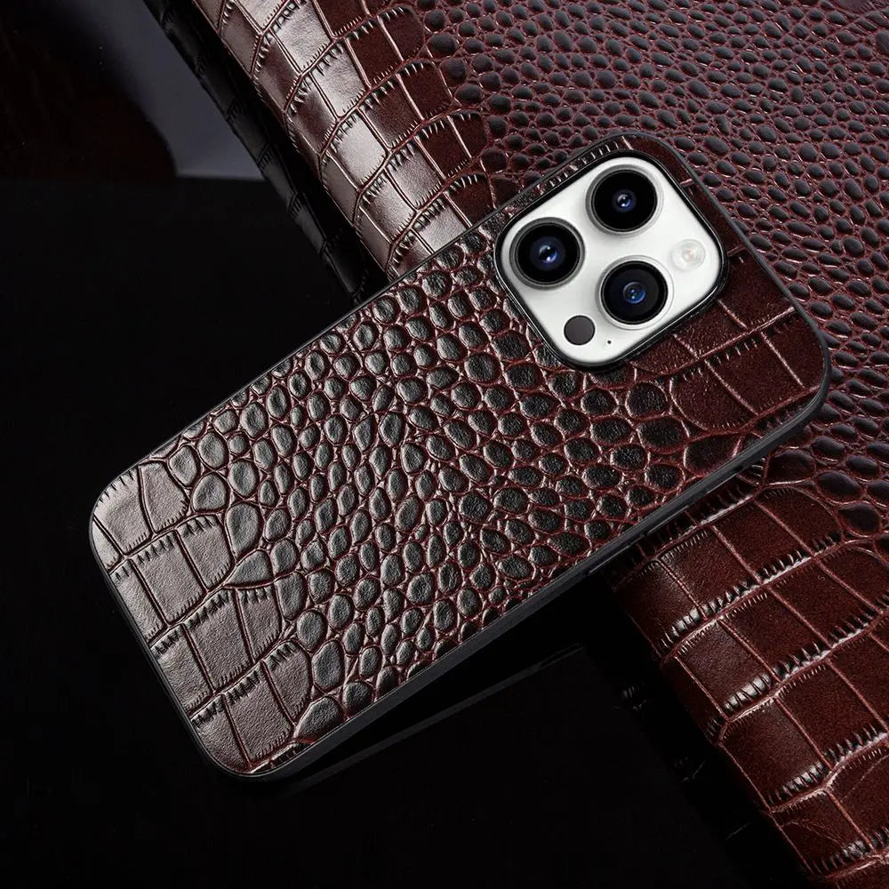 Croc Leather iPhone Case