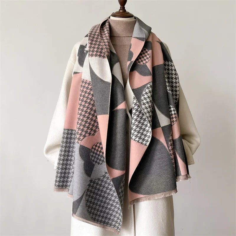 Eléonore Patchwork Cashmere Scarf