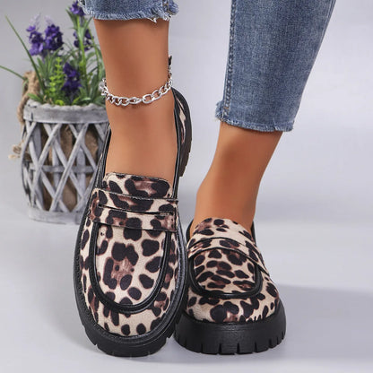 Velvet Chunky Loafers