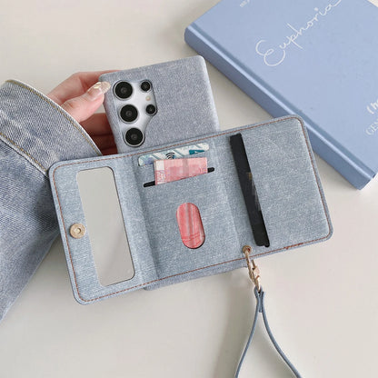 Sierra Samsung Galaxy Denim Wallet Case