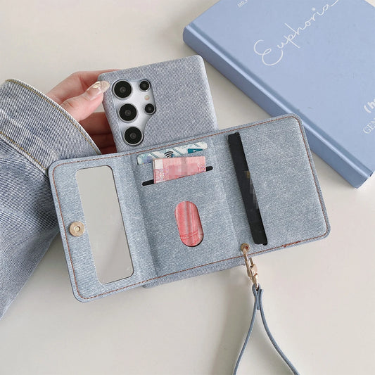 Sierra Samsung Galaxy Denim Wallet Case