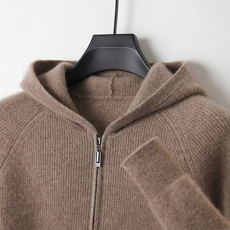 Hudson Cashmere Knit Hoodie